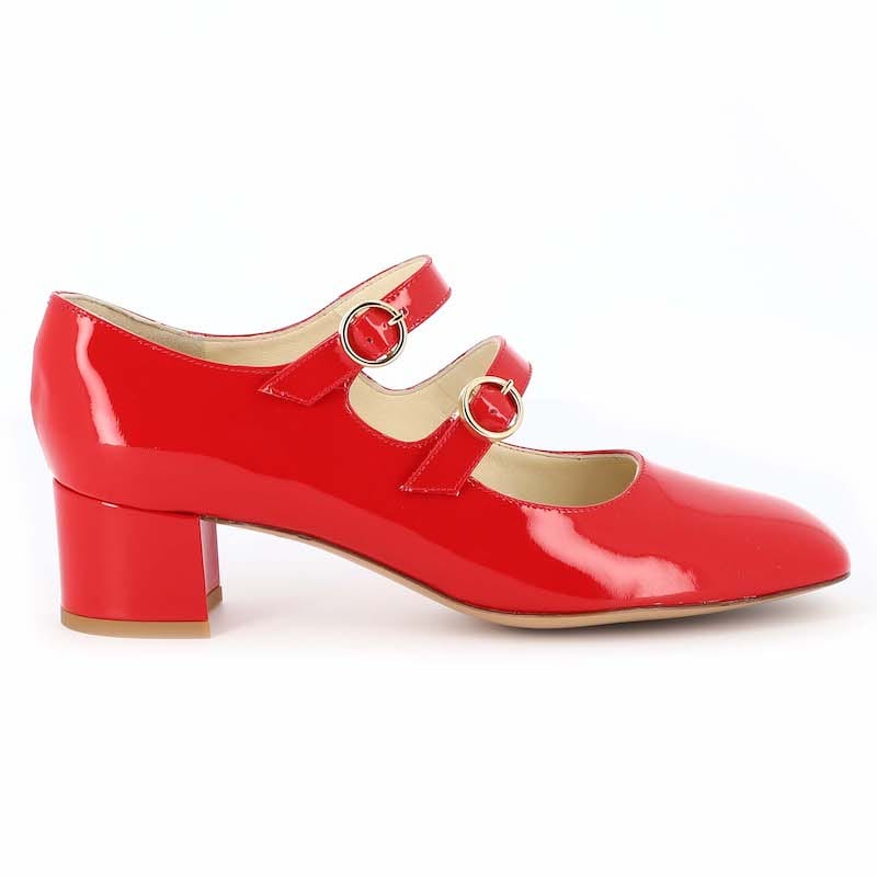 chaussure rouge femme petit talon