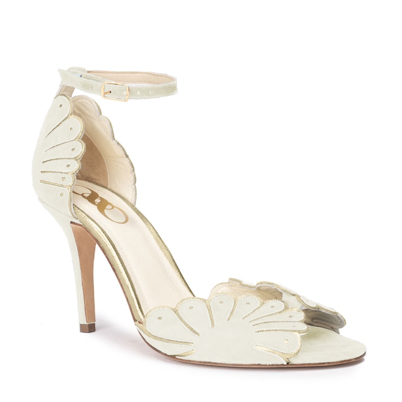 chaussures de mariée blanches femme