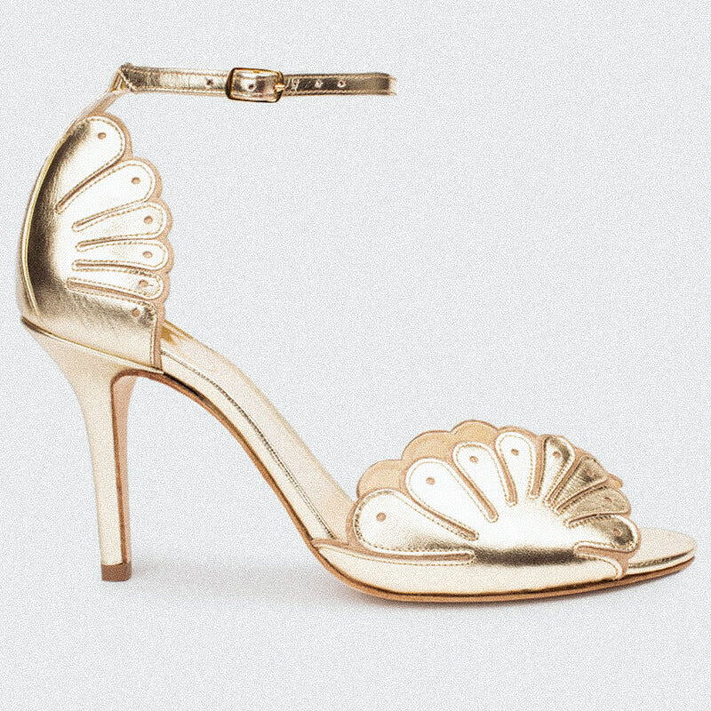 sandale mariage chic luxe femme couleur or