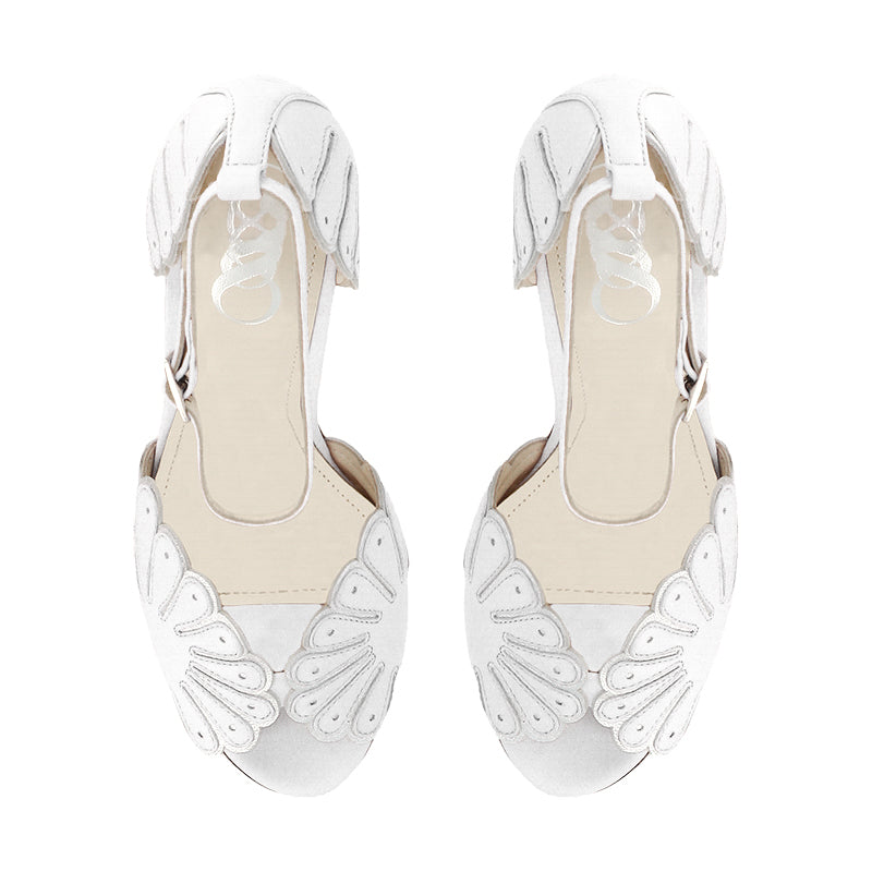 chaussure femme luxe blanc