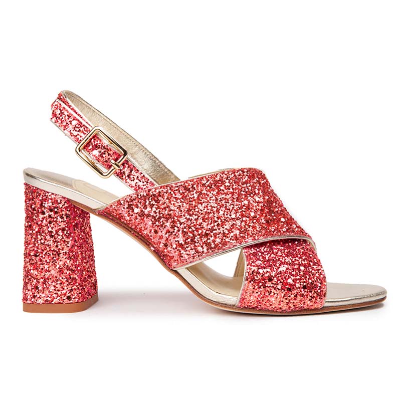 chaussure femme rose mariage femme confortable pink glitter